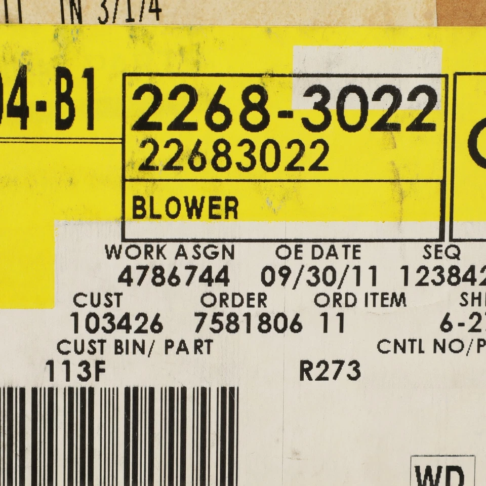 Genuine GM 2000-2005 Saturn L-Series A/C Heater Blower Motor Housing 22683022 - Image 4 of 4