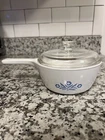 Vintage Pyrex Blue Cornflower Corning Ware Sauce Pan - 2½ Cup P89B with P81C Lid
