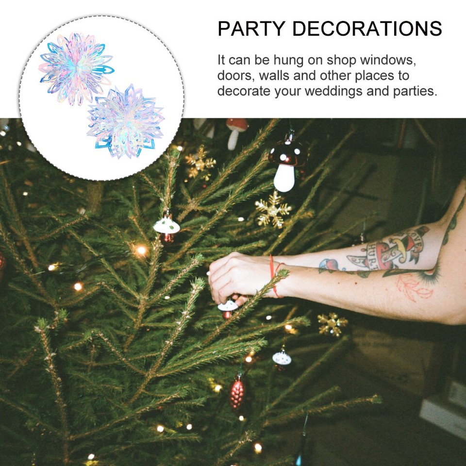 Neon Color Film Party Decoration Xms Tree Hanging Ornaments eBay