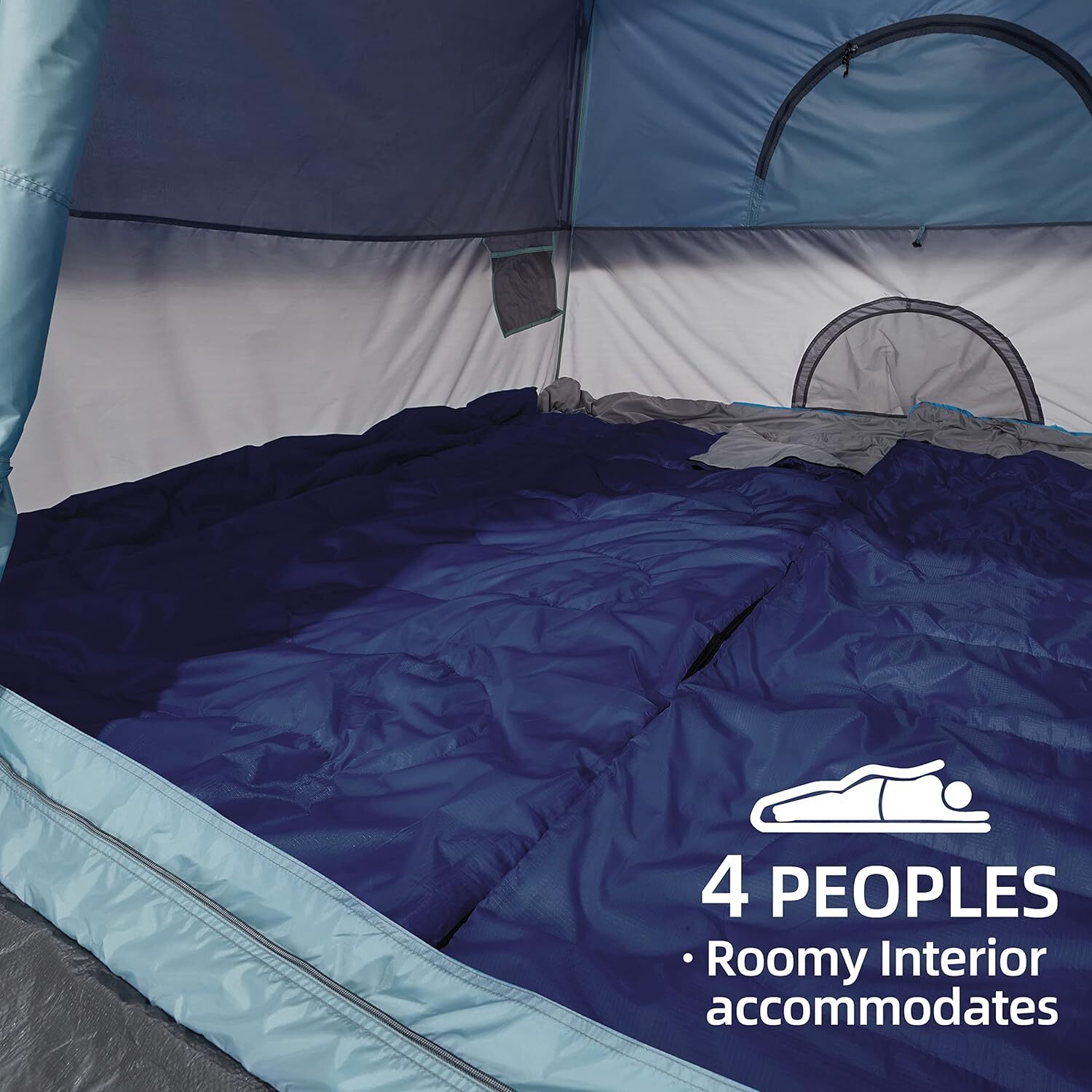 Camping Tents 26 Person Waterproof Quick Easy Setup Folding Outdoor