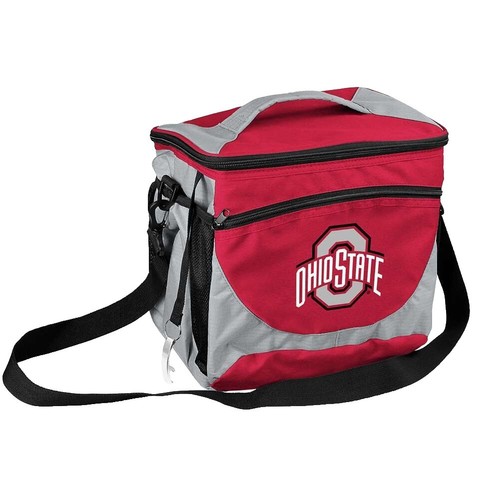 Ohio State Woven Stripe Drawstring Backpack Red Gray OHIO STATE Drawstring Backpack Gym Cinch Sack Red Gray Black  main image 4