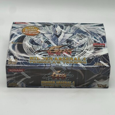 Yugioh Hidden Arsenal 4 Trishula's Triumph Sealed 1st Edition Booster Box Eng | eBay Yugioh Hidden Arsenal 4 Trishula's Triumph Sealed 1st Edition Booster Box Eng | eBay