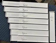 8 White Adjustable Drawer Dividers , 2.5×13-22 (in) Strong Hold, Soft Foam Edges