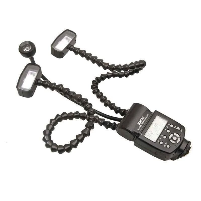 Kakas Macro Twin Lite Flash K-808 Professional Macro Ring Flash Light for DSLR - Image 2 of 4