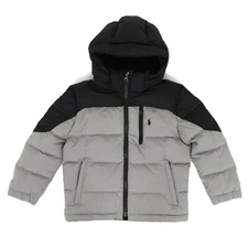 Polo Ralph Lauren Kid's Puffer Down Jacket Coat - Black, Grey - size (2-7)