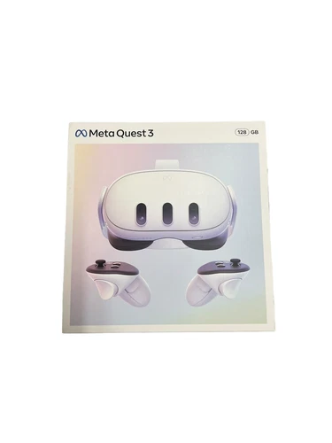 Meta Quest 3 128GB VR Headset - White NEW - Picture 3 of 3