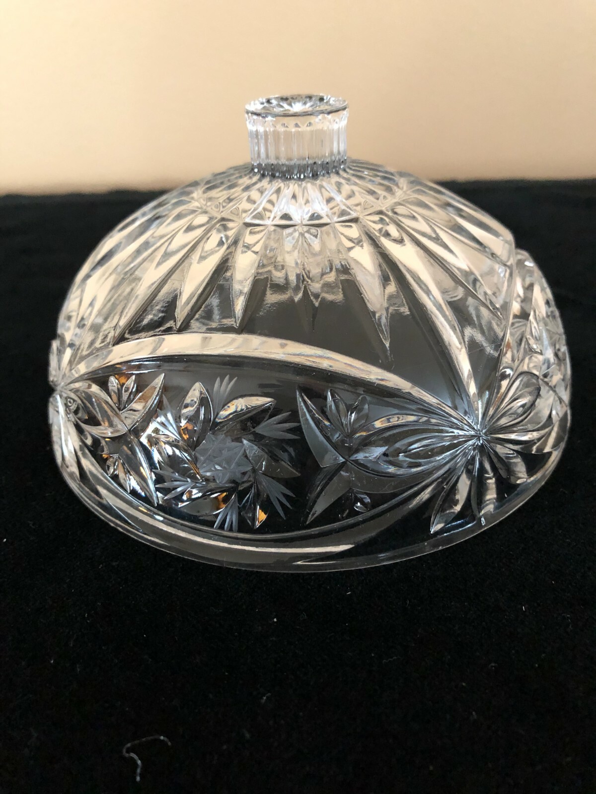 Vintage Pinwheel Crystal Candy dish lids assorted eBay