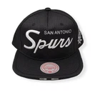Mitchell & Ness San Antonio Spurs Tip Off Warm Up Adjustable Snapback Cap Hat