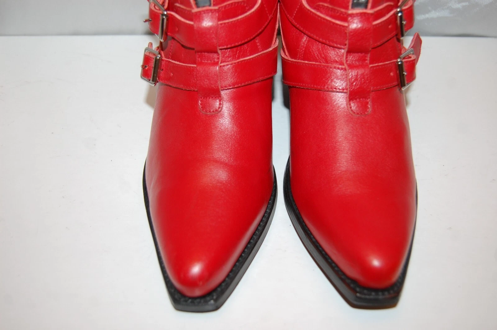 38 7 5❤️$1300 CELINE BERLIN STIVALETTI WESTERN BIKER EQUITAZIONE TACCO ALTO