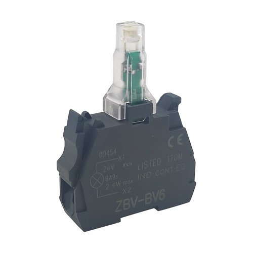10PCS ZBVB1 24V Light block,for head 22mm,white universal LED,XB4 XB5,AC,NEW - Picture 6 of 6