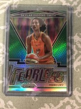 2021 Panini Prizm WNBA Green Prizm Fearless Skylar Diggins-Smith - Mercury Star!
