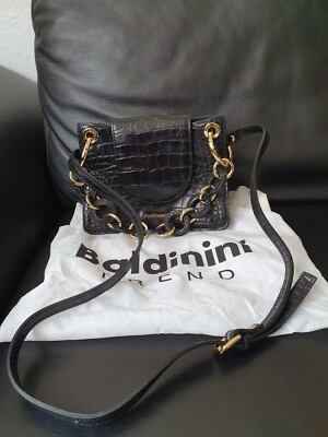 Baldinini Handtasche  schwarz echt Leder neu