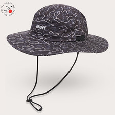 Oakley Golf Men's Boonie Bucket Hat 25.0 Cap 2025 Adjustable Strap Black Print
