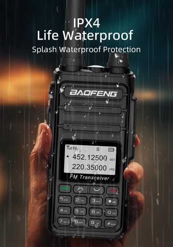 Baofeng BF-K5+ Walkie Talkie Long Range High Power Two Way Radios Type-C MM - Afbeelding 7 van 23