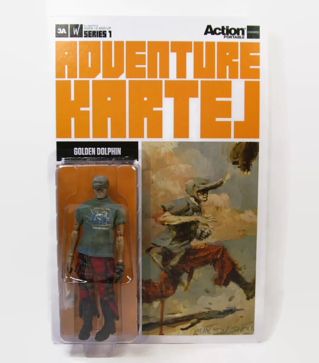 ThreeA 3A Adventure Kartel Series 1 GOLDEN DOLPHIN 1/12 Figure Ashley Wood NEW