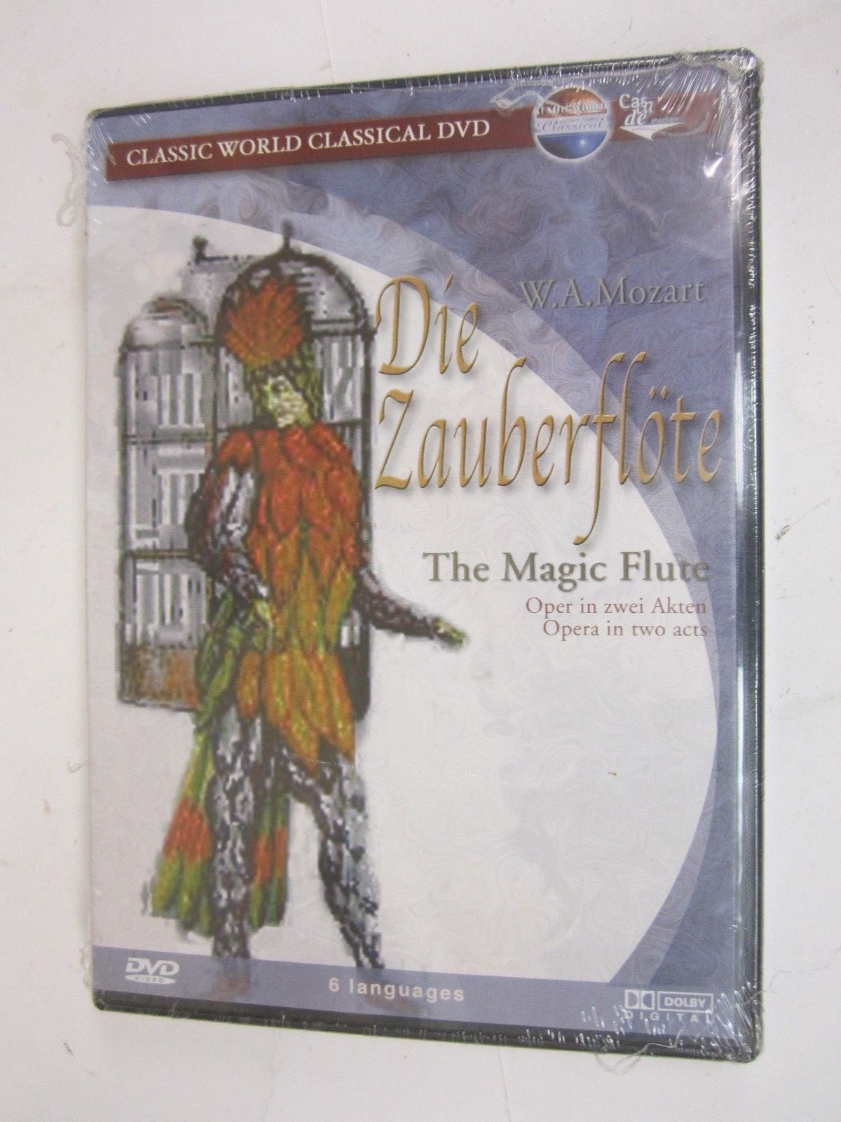 W.A. Mozart The Magic Flute (DVD, 2003) BRAND NEW FACTORY SEALED FREE