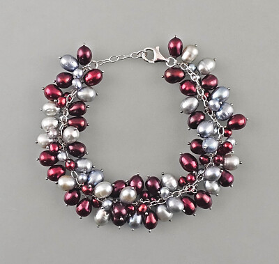 Parure 45/18 cm perle d'acqua dolce da 9-10 mm banche DOLCEHADAMA