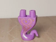 New LEGO Ghost LEGS Purple Smoke Skirt Genie Tail Pedestal Chrome Pink Magic