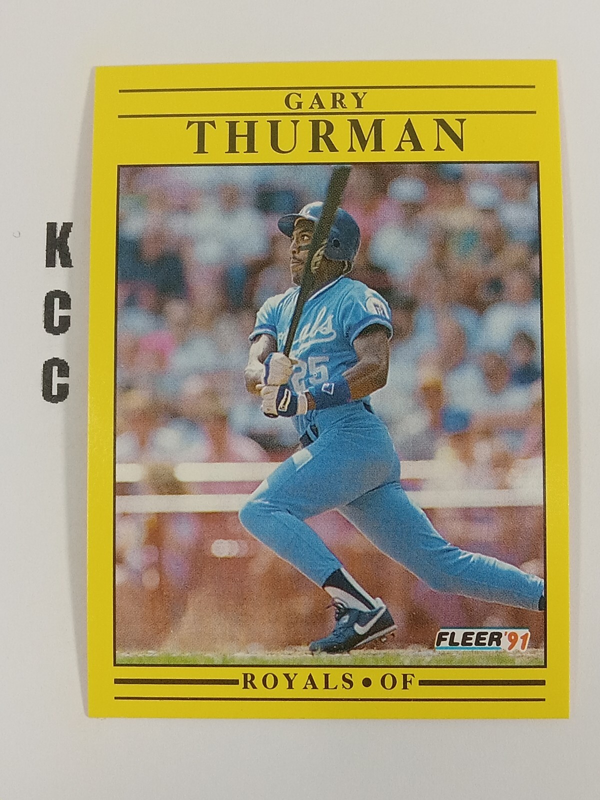 1991 Fleer MLB Baseball #573 Gary Thurman Kansas City Royals