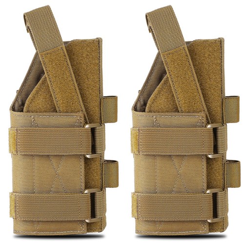 2 pcs/lot Tactical Pistol Holster Concealed Gun Holster Molle Storage Pouches - Picture 17 of 20
