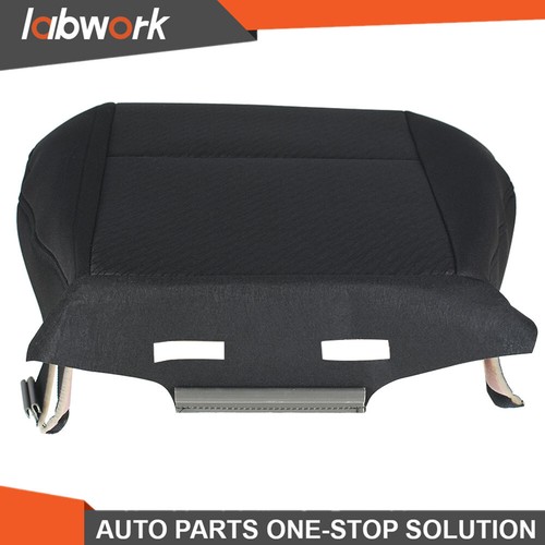 DRIVER Bottom Cloth Seat Cover BLACK For 07-14 Chevy Silverado 1500 Replacement - Picture 2 of 7