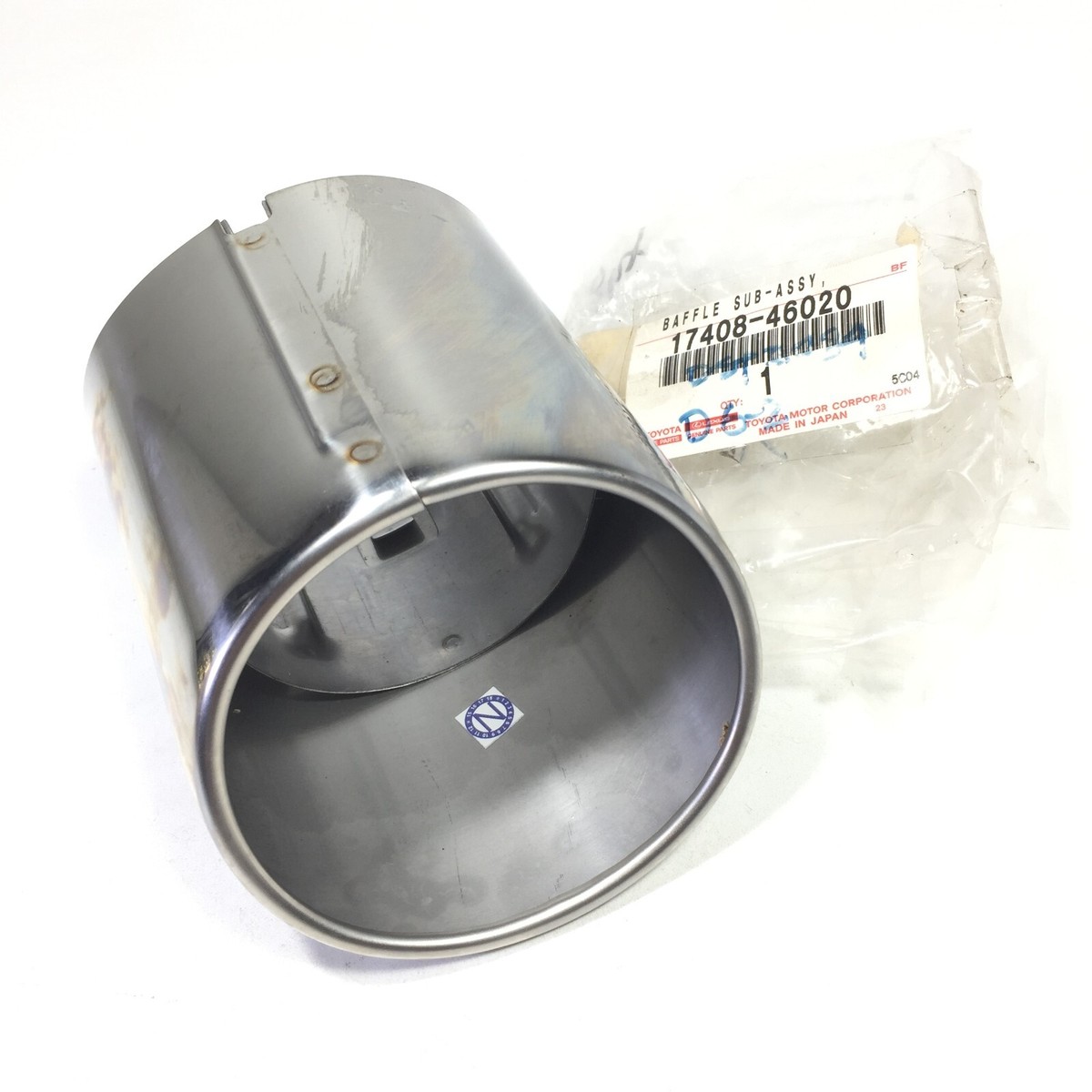 Genuine Toyota Lexus 1740874080 Baffle Sub Exhaust Tail Pipe 17408