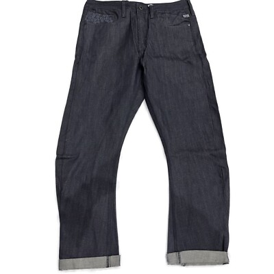 G-STAR Herren Blau Fall Den 3D Loose Tapered RAW UVP 80£