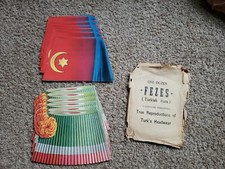 Vintage One Dozen Fezes Turkish Hats - Reproductions of Turk s Headwear