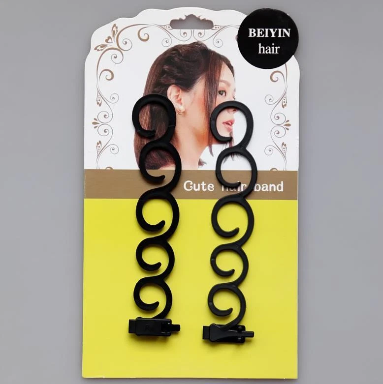 1/2/4/5/6/11 piezas clip trenzado francés para cabello palo mágico para hacer bollos hágalo usted mismo herramienta Foto 4 de 4