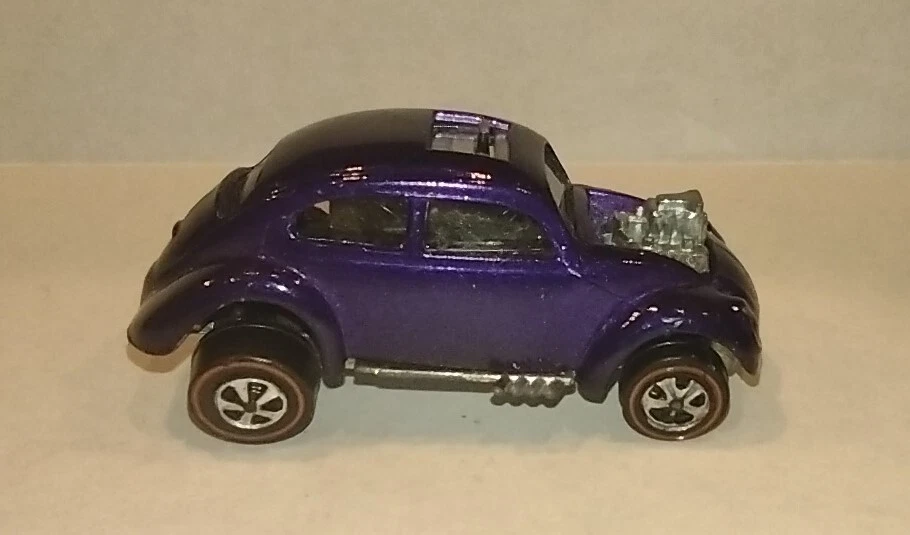 Volkswagen personalizado vintage Mattel Hot Wheels Redline. Color púrpura metálico. Foto 2 de 4