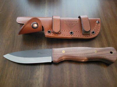 Bushmaster Survival uc3219, Richly Veined Zebra Wood, Leather Sheath**PRICE DROP