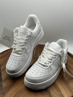 UK Size Nike Air Force 1'07 One Sport Shoes lot Trainers white  315122-111
