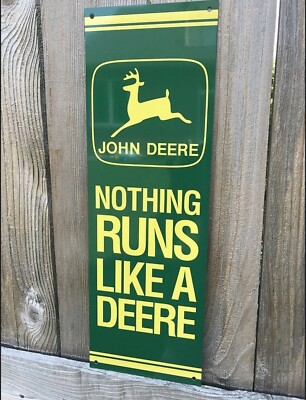 #ad 18 Inch John Deere Moline Farm Equipment metal sign $23.00