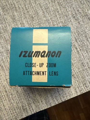 Vintage Vintage Izumanon Close-Up Zoom Aufsatz Objektiv 52 mm in Box und Etui - Bild 2 von 6