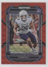 2023 Panini Prizm Draft Picks Ruby Wave Prizm Evan Hull #133 l3q