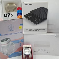 Elgin Luxury Watch Coffee Scale Wearable Breast Pump UV Sanitizer Tech Lot