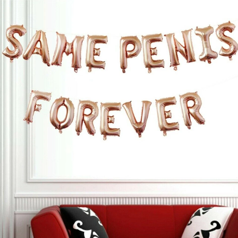 1 Satz 16" Aluminium Film Ballon Letters Ballon für Junggesellenabschied Neu - Bild 3 von 4