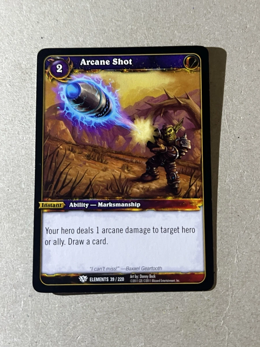 World of Warcraft TCG War of the Elements Trading Card Games for