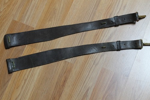 US Army M-1878 Blanket Bag backpack pack leather straps marked Span Am