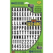 Hy-Ko 1 In. Numbers, Letters & Symbols (124 Count) MM-6 Hy-Ko MM-6 029069020606