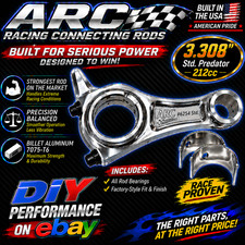 ARC 6254 Billet Alum Rod 3.308" std Predator 212cc USA Made