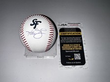 Harrison Bader Signed Official San Francisco Giants City Connect Baseball JSA