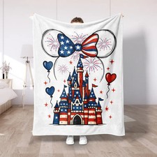 Disney Mickey Minnie Goofy Gift Fleece Blanket