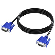 Premium Heavy Duty 5ft VGA SVGA Video Cable Cord Male to Male PC Laptop Monitor