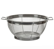 MasterPro Deluxe Mesh Colander With Handles stainless steel Large Strainer