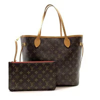 LOUIS VUITTON Monogram Neverfull Piment Tote Bag Shoulder Pouch