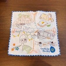 Serviette à broder mouchoir Ghibli château de Laputa dans le ciel