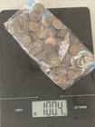 Lincoln Wheat pennies  1+ lb Circulated Bulk Lot-Mixed dates