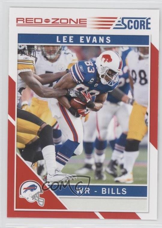 2011 Score Red Zone Lee Evans #34 0a9