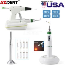 Sistema de obturación de gutapercha dental con pistola calentadora / cortador de